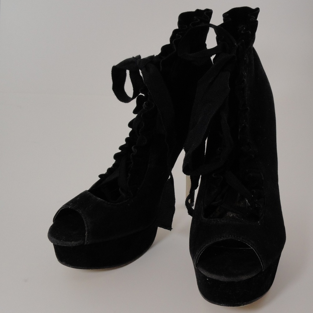 DBDK Fashion Platform High Heeled lace-up heels